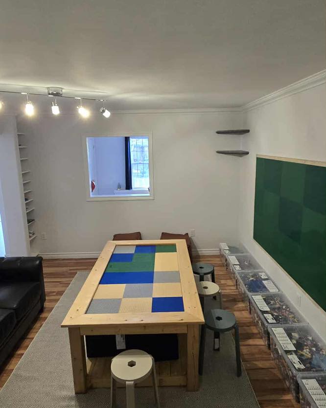 LEGO Room - Space for creative building and collaborative construction projects